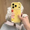 Handmade Animal Bead iPhone16/15Pro/17ProMax Case with Invisible Ring Holder & Anti-fall Protection