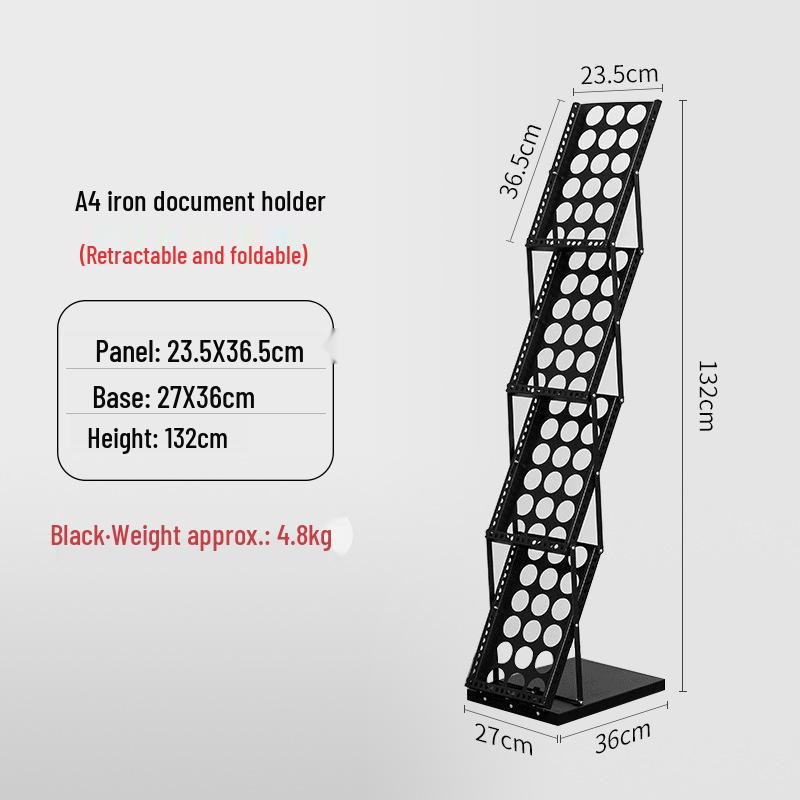 

Shanghai A4 Telescopic Foldable Display Rack for Exhibitions and Promotions