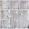 Romantic Tulle Table Runner Handmade Colorful Table Cover Pom-Poms Tablecloth  Party Decor