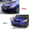 For BMW M-Sport E60 E61 523i 525i 528i 530i 535i 540i 550i 2005-2010 Car Front Bumper Lip Diffuser Splitter Bodykit Tuning Black