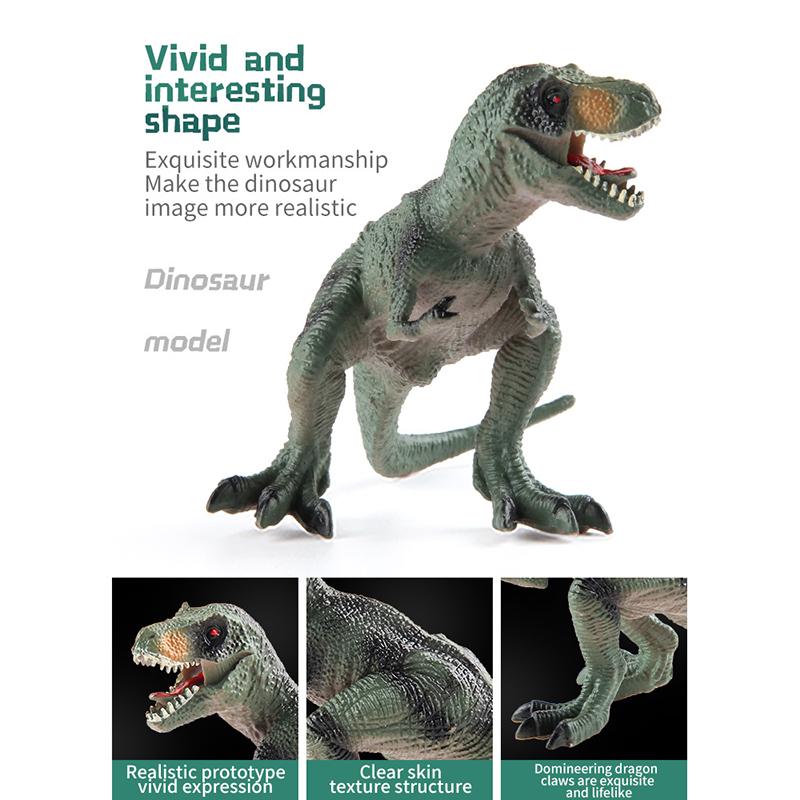 Dinosaur Animals Model Simulation Dinosaur Solid Model Toys Rex Spinosaurus Triratops Action Figures Collection Toy Kids Gifts