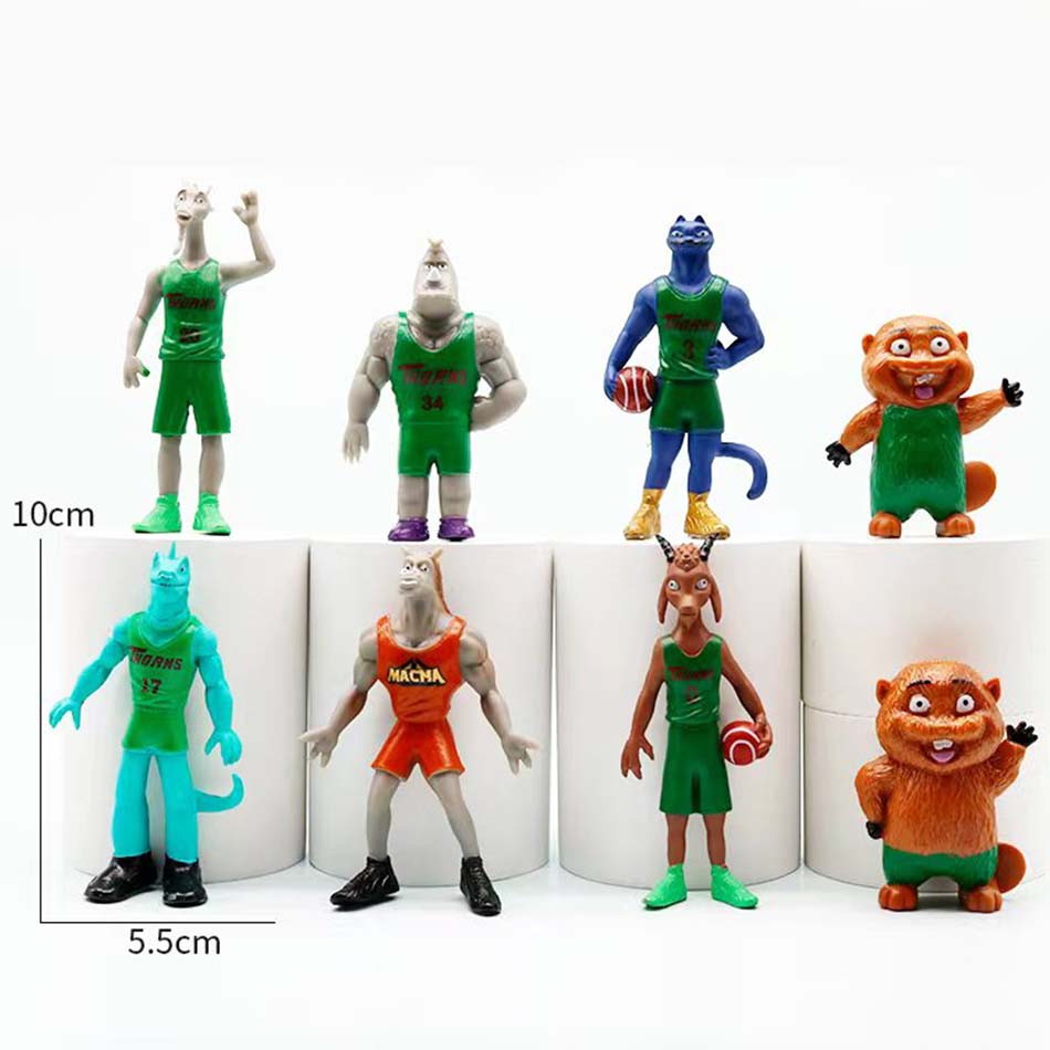 Model Hot Cartoon Miracle Dream Team Anime Figures GOAT Cosplay Action Pvc Desktop Statue Ornament Collection Toy Kids Gift