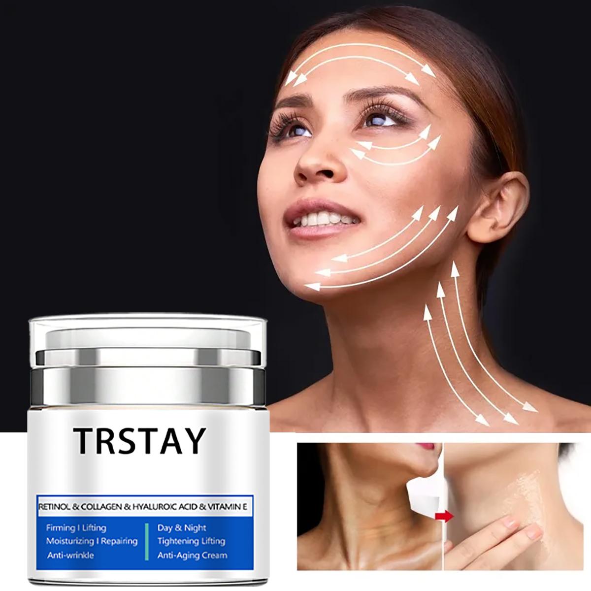 

РЕТИНОЛ, КОЛЛАГЕН, ГИАЛУРОЕВАЯ КИСЛОТА, ВИТАМИН Е, дневной и ночной увлажняющий лифтинг-крем против старения