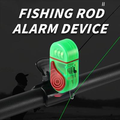 Fishing Bite Alarm Lamp with Clip 80dB Night Fishing Rod Alert Light Universal