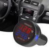DiyStudio Digital Voltmeter Thermometer LED 2in1 Car 12V/24V Car Battery