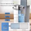 Home Mop Set: One-Step Clean, No-Hand Wash, Thickened Pad, Dual Wet/Dry Use, Includes Bucket for Easy, Lazy Floor Mopping.
