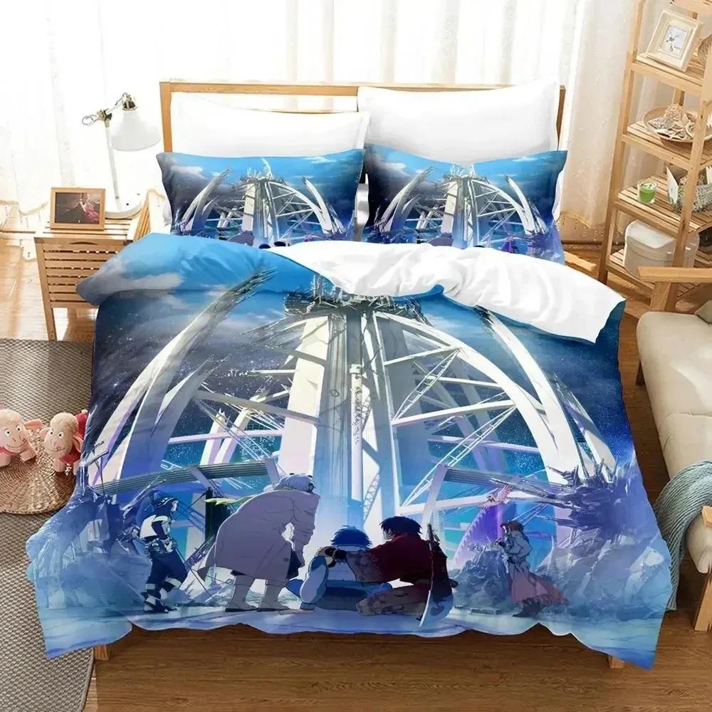 Anime DRAMAtical Murder Game Bedding Set Duvet Cover Bed Set Quilt Cover Pillowcase Comforter King Queen Size Boys Adult Bedding