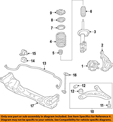 

SUBARU Genuine Parts Spring Seat Front Strut Uppa BRZ 2 Door Coupe Part Number 20323CA000