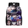 Hashibira Inosuke Anime Backpack Cartoon Travel Bags 3D Printed Casual Daypacks-SYS735