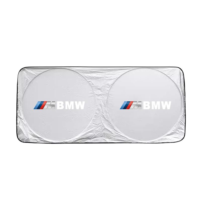 BABC1 Car Front Windshield Folding Sun Visor UV Protection Cover For BMW Performance F25 F26 F15 F16 E90 E91 E92 E60 E84 G22 G32 F13 F