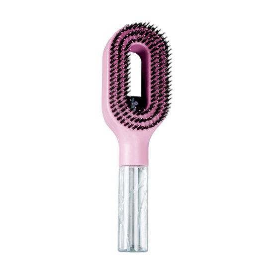 Yousheng 2-In-1 Spray Hair Brush, Frizz Static Control Hair Detangling Brush, Men Women Misting Brush for Dry, Flyaway & Tangled Hair розовый