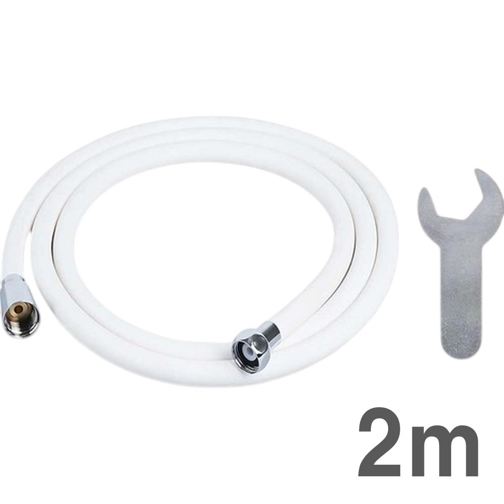 Эко-шланг для душа Atojet, вращающийся на 360°, предотвращающий перекручивание, корейский 2m, White