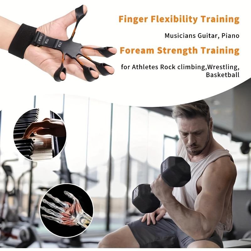 Silicone 5-finger Trainer, Shooting Corrector, Shooting Basketball Training Aid, Resume Training for Hand Exercises, Strength and Flexibility Training