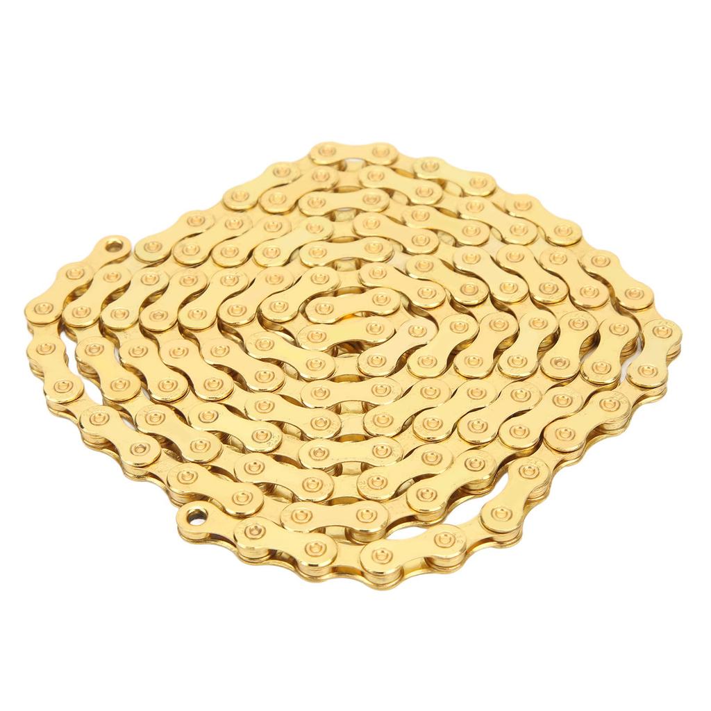 Bike Chain 12 Speed Mountain Road Bike Chain Variable Speed Chain Replacement Parts Gold
