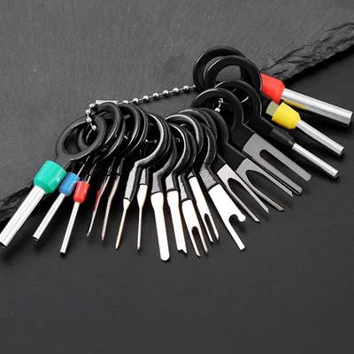 41/26Pcs Car Terminal Removal Tool Set Key Pin Car Electrical Wire Crimp Connector Extractor Kit Accessories