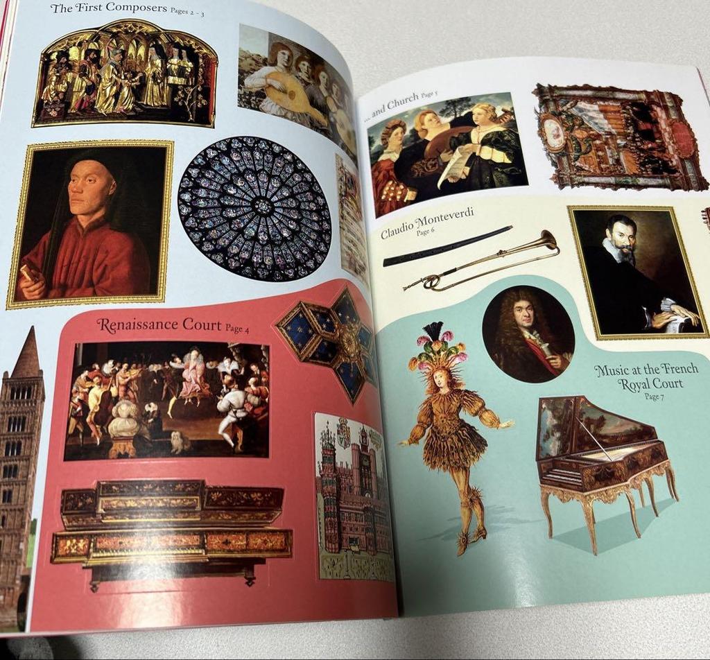 [USED] Famous Composers Sticker Book