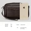Meigardass Clutch Second Genuine Popular Clutch Large Capacity Men's Bag, Bag, Leather, Bag, Simple, Lightweight, (Brown)