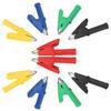 Multicolor Firm Grip Alligator Clips Nickel Plated Copper Insulated Shell for Electrician Testing Laboratory Experiments