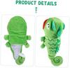  Moving Mouth Hand Puppet, Lizard Plush Hand Puppet Toy for Boys Girls, Early Learning Finger Puppet for Storytelling