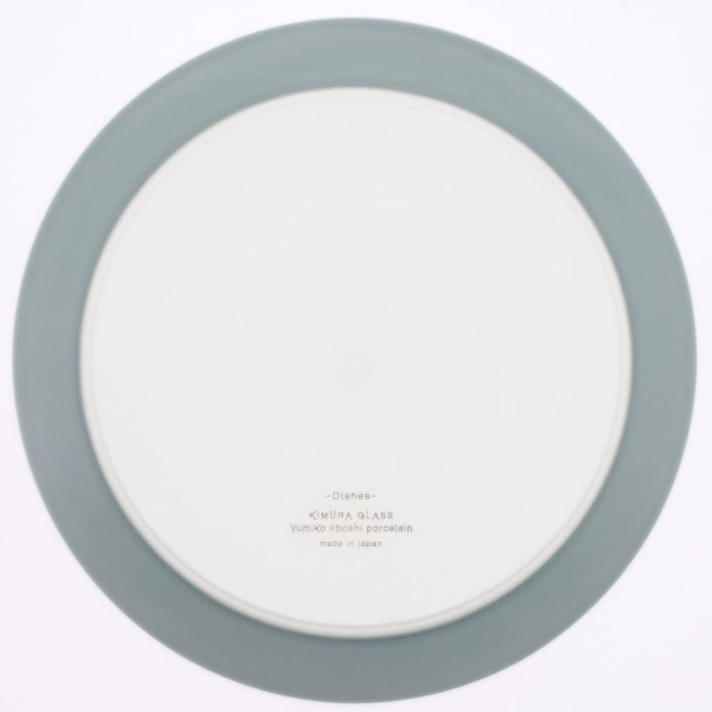 yumiko iihoshi porcelain x Kimura Glass Store dishes 200 plate Plate Dish 20cm Made in Japan 255626 Light blue (pistachio green)