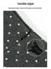 Gray Polka Dot Korean Style Hip-Hugging Short Skirt - Autumn/Winter 2026 Collection