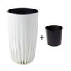 Donica Stripped Wysoka Eco Recykling