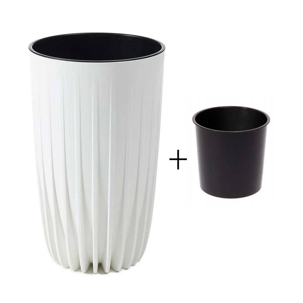 Donica Stripped Wysoka Eco Recykling