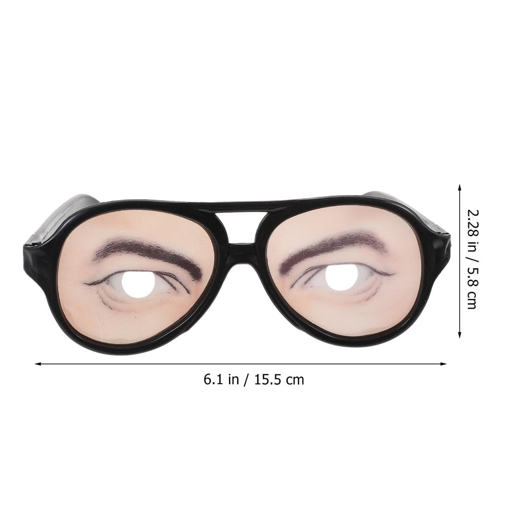 Halloween Trick Joke Glasses With Eyes Funny Eyes Glasses Prank Eyeglass Trick Eyes Glasses Photo Booth Prop