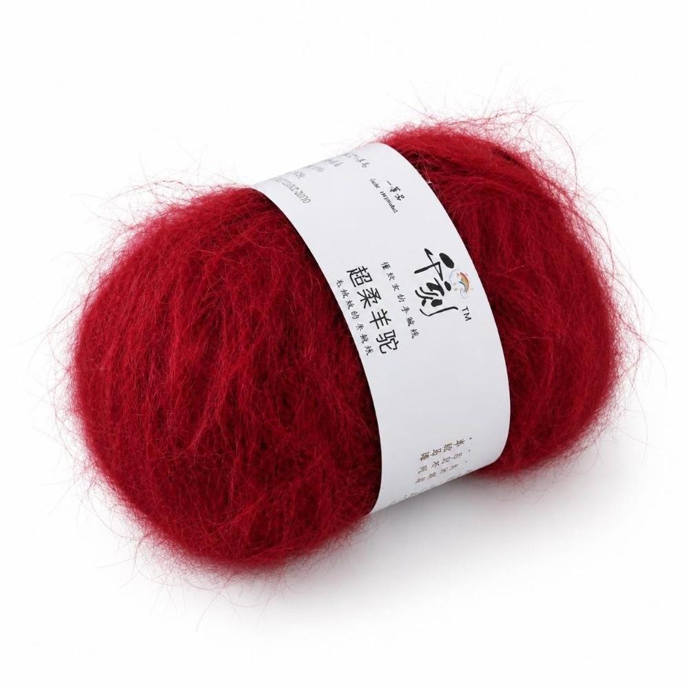 Soft Fine Thread Alpaca Yarn Thick Thread Long Hair Yarn New Plush Yarn Hat Scarf Sweater