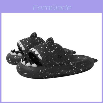Shark Summer Eva Mens Thicker Sole Slippers For Home And Bathroom Comfort