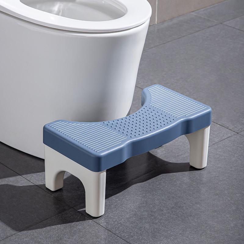 

Non-Slip Toilet Squatting Stool for Bathroom - Height Adjustable Step for Kids & Adults