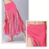 Belly Dance Skirt Sequins Slit Tribal Bellydance Skirts Belly Dancer Costumes for Women Carnival Outfit Dancing Skirt