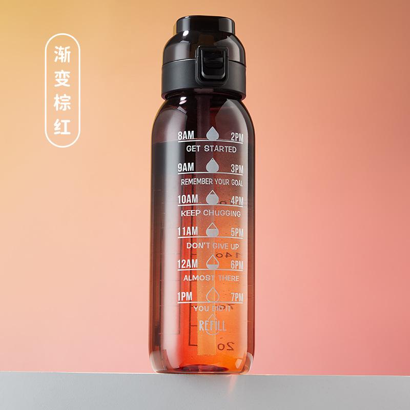 

Літня Спортивна Пляшка для Води Hydracy з Маркером Часу, Без BPA, З Ароматизатором Фруктів, Air Pods, Для Школи, Подорожей 1000ml чорний