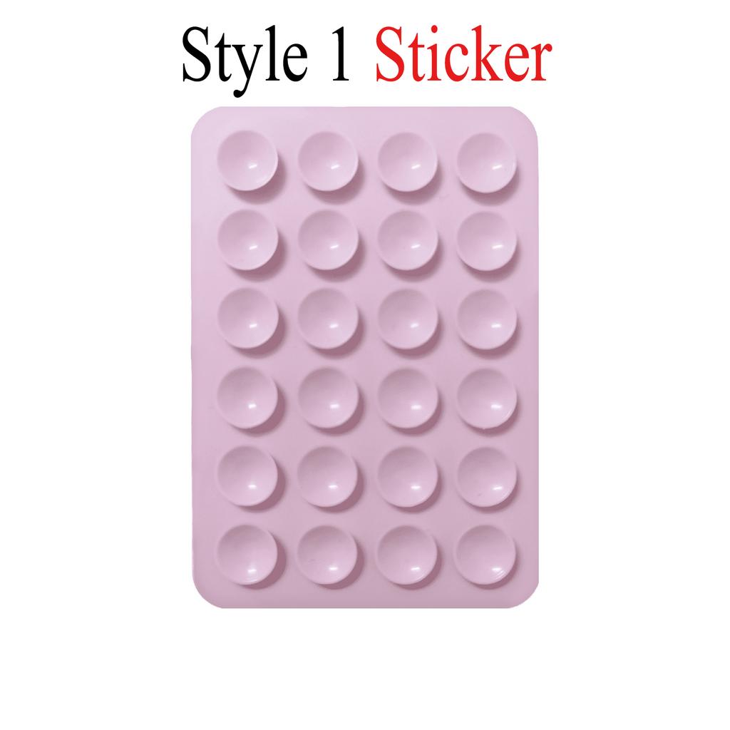 Sticker/Double-sided Suction Cup Adhesive Silicone Suction Pad Bracket Multifunction Rubber Sucker Pad Durable Mobile Phone