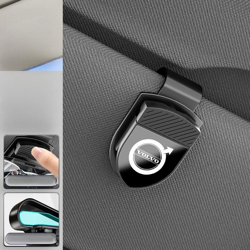 Car Glasses Holder Suitable for Volvo XC60 XC90 S60 S90 V40 XC40 Glasses Case Car Glasses Clip Storage Box Accessories