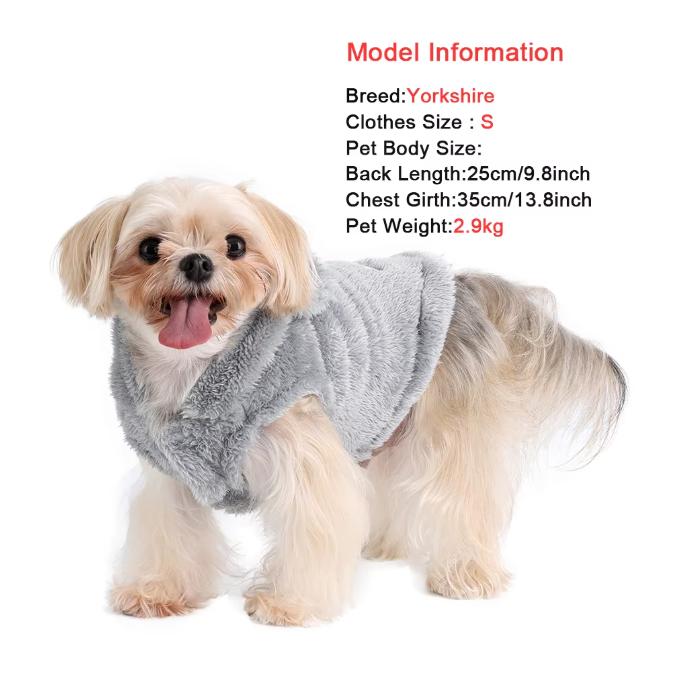 Weiche Fleece Hundekleidung Süßer Hoodie Mantel Für Kleine Mittlere Hunde Katzen Herbst Winter Welpen Kapuzenjacke Pullover Mops Kleidung