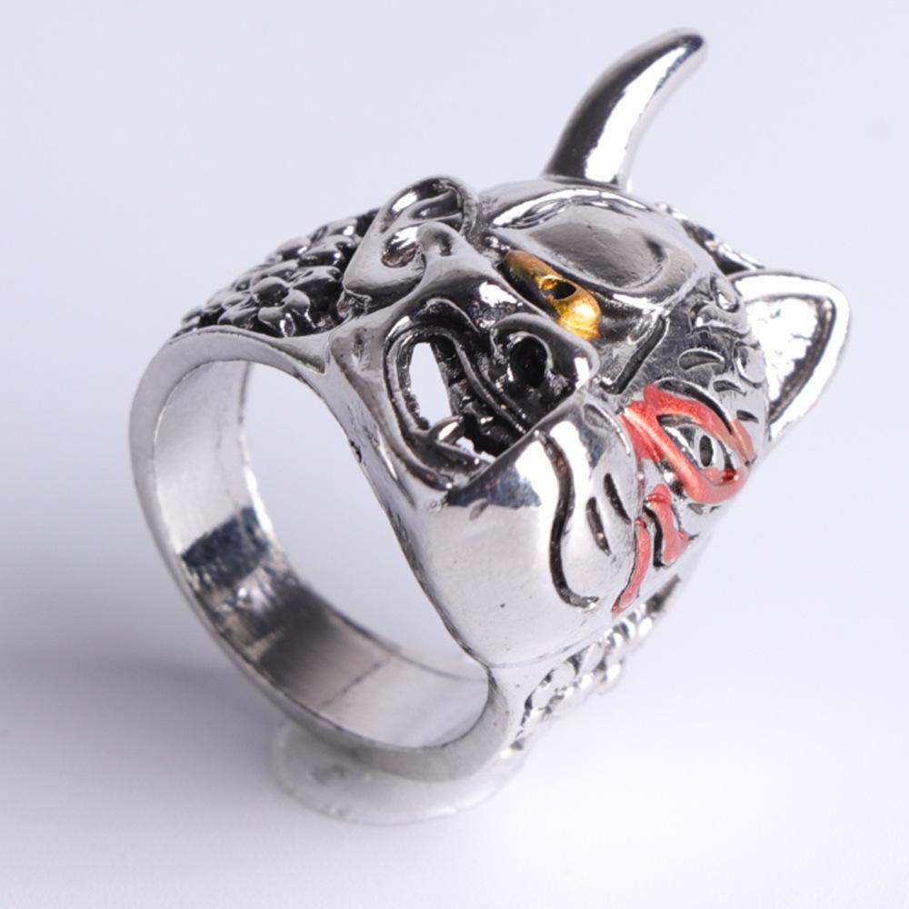 Prajna Maskring Herr Asymmetrisk Mask Retro Kreativ Ring