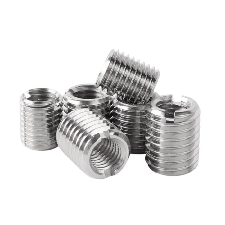 10Pcs 2-M16 Thread Adapter Sleeve Reducing Nut Corrosion Resistant Insert Nut Sleeve For Tight Spaces Enduring