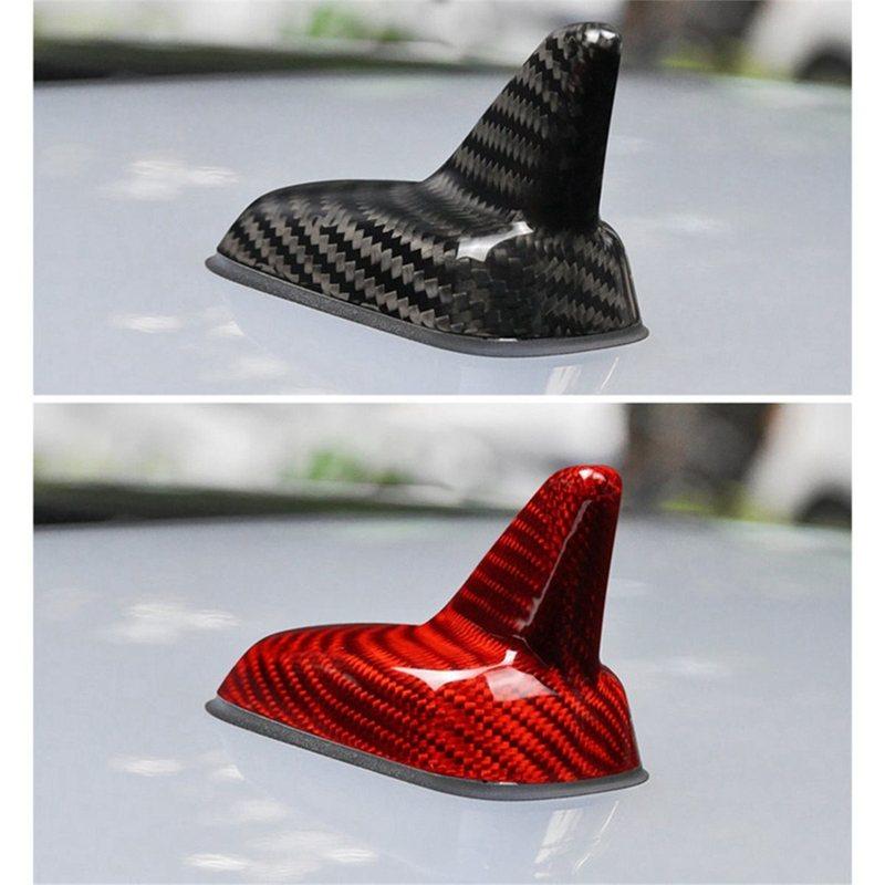AB26 Car Real Hard Carbon Fiber Antenna Cover Shark Fin for Volkswagen Golf 7 Passat Sagitar Touran Tiguan Lavida A