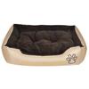 VidaXL Hot Dog Bed with Padded Cushion Size XL Animal Cat Bed Niche 170202