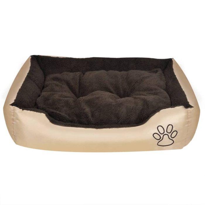 VidaXL Hot Dog Bed with Padded Cushion Size XL Animal Cat Bed Niche 170202