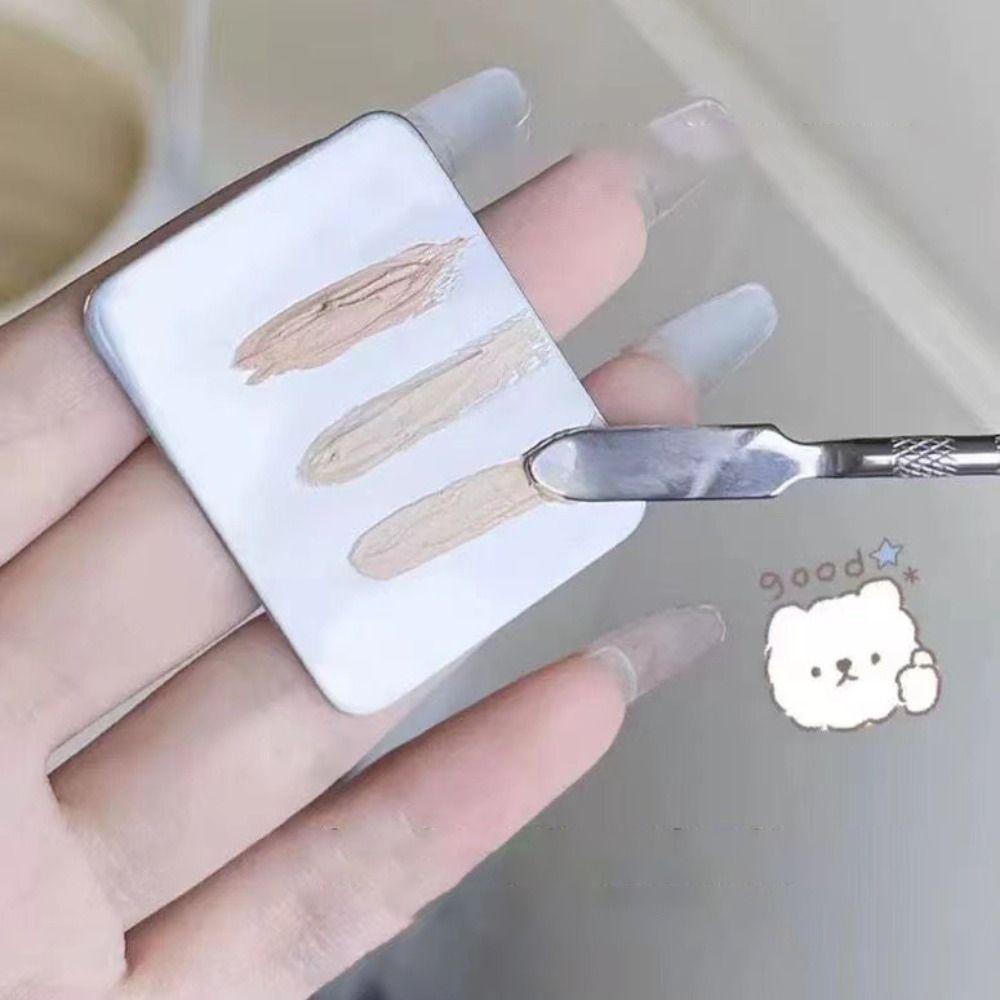 4PCS Stainless Steel Cosmetic Brush Set Cosmetic Tools  Liquid Foundation Accessories