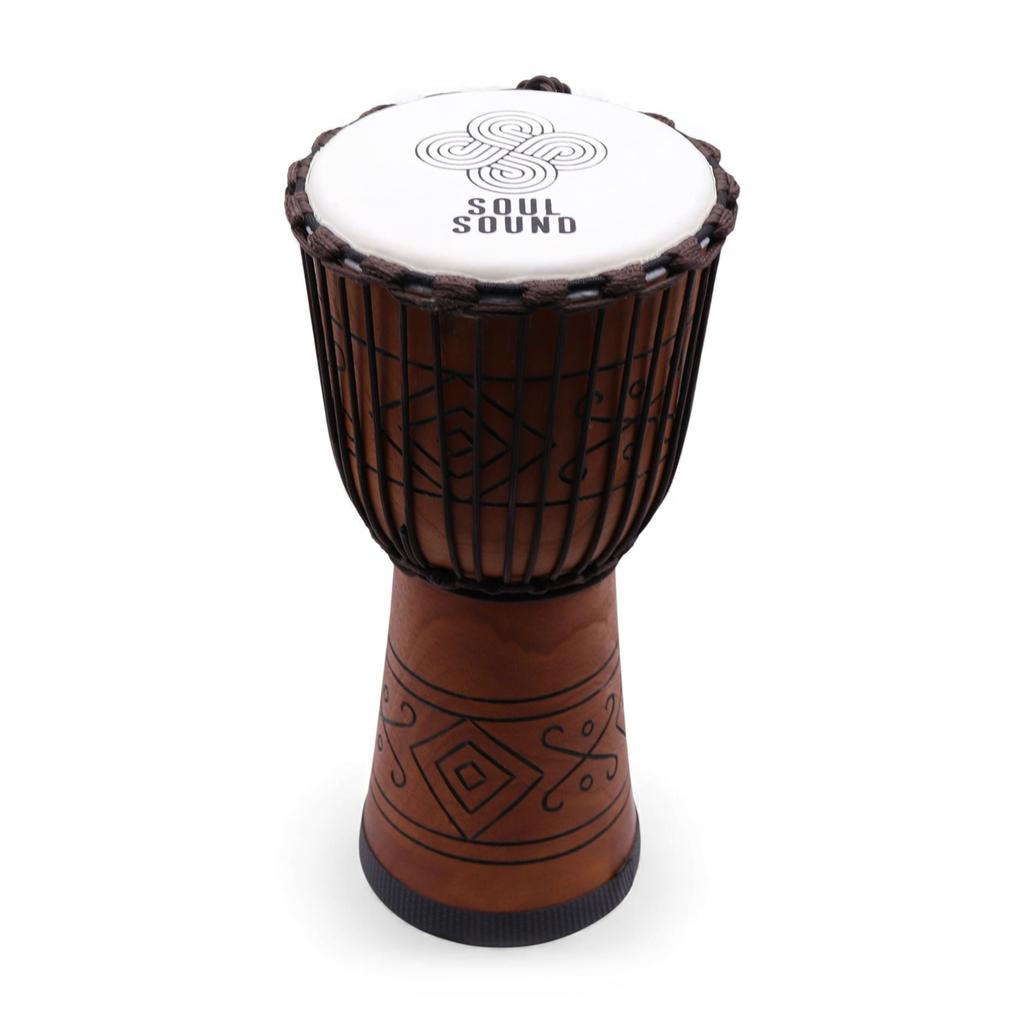 Large Pro Djembe Drum – Soul Sound (low) – 50cm (22cm Diia)