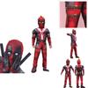 Deadpool Cosplay Costume For Boys Featuring Lifelike Muscle Design And Breathable Fabric