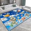 3D Dollar Printed Carpet Living Room Decorative Home Foyer Bedroom Bathroom Door Covers Non-Slip Area Rugs Non-Slip Area Rugs