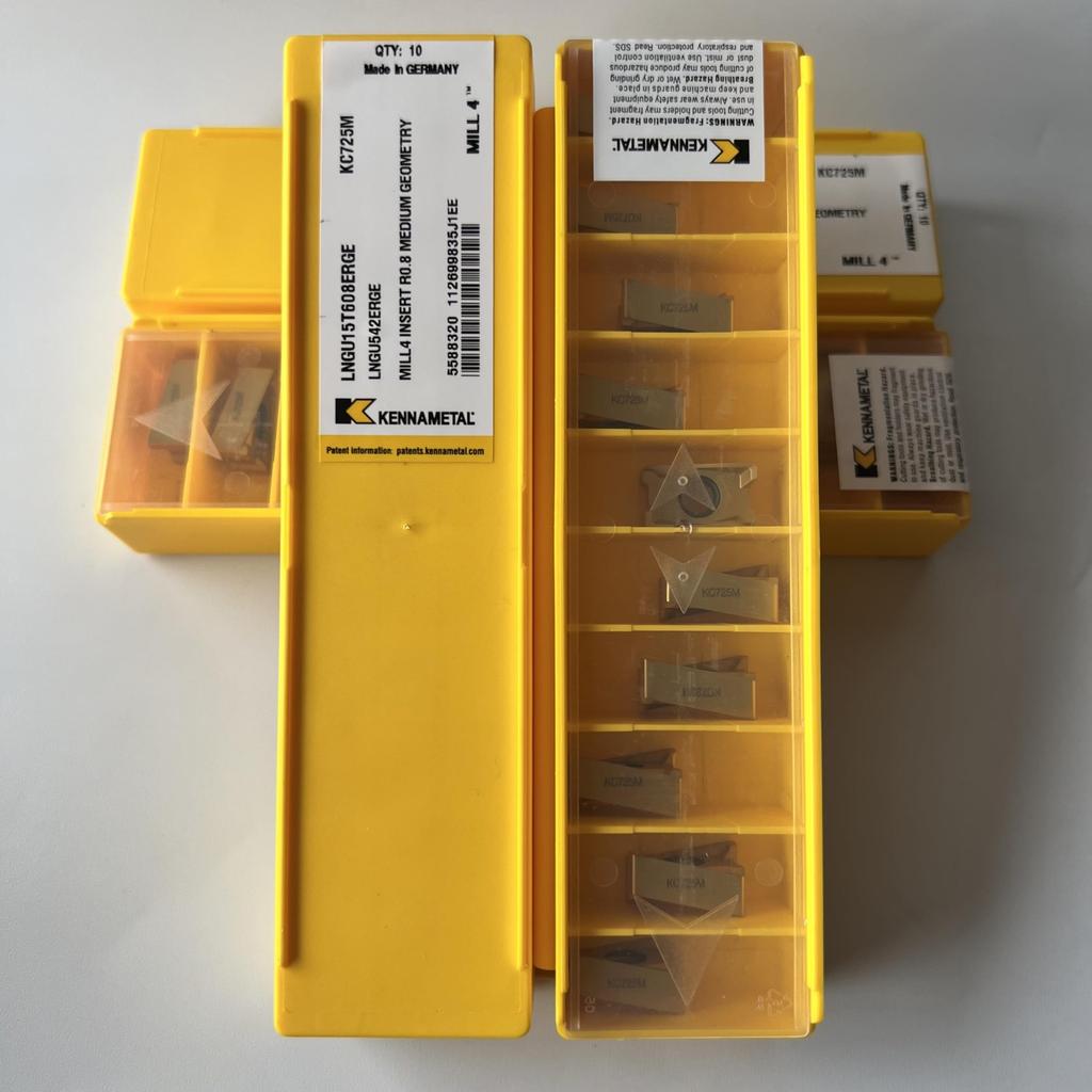KENNAMETEL / LNGU15T608ERGE KC725M / Carbide CNC Blade 10 Pcs