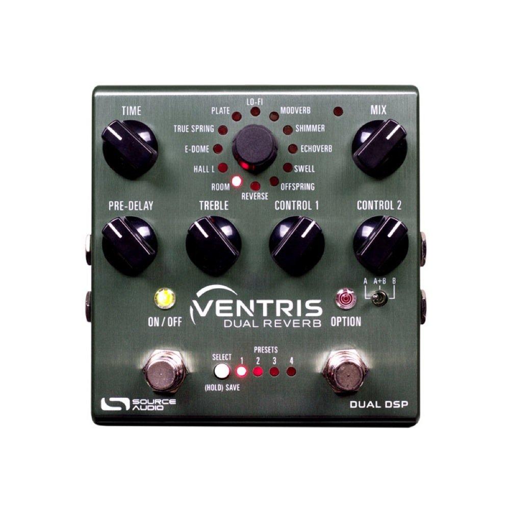 

Source Audio SA262 VENTRIS DUAL REVERB Reverb Guitar Effector чорний