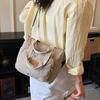 High-End Cotton Mummy Bag: Large Capacity Women's Handheld Shoulder & Crossbody Bag