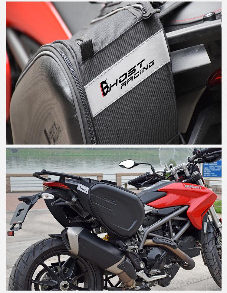 Motorcycle Double-Sided Saddle & Helmet Bags - Multifunctional Travel Riding Bags