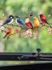PVC Cute Adorable Bird Static Cling Window Sticker Removable Self-Adhesive for Kitchen Living Room Glass Home Decor Art
